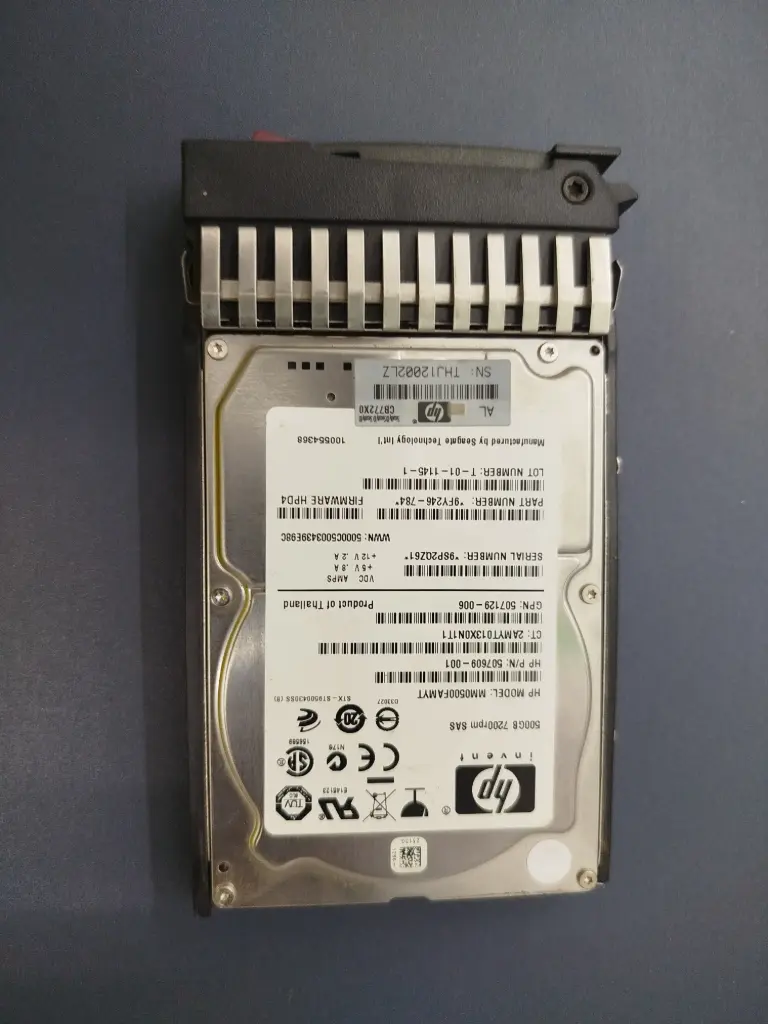 Disco Duro HP  HDD  500GB Para servidor NAS