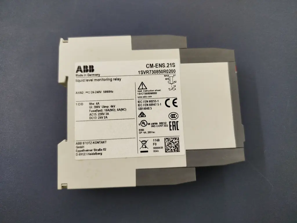 Relé de monitorización del nivel de líquido 