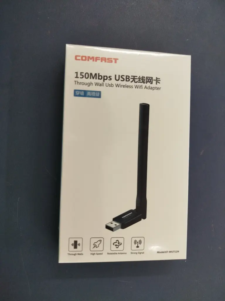 Adaptador WiFi inalámbrico USB de pared COMFAST.