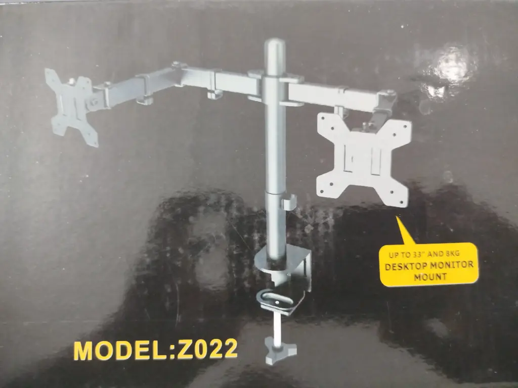 Multi function desktop monitor mount for 15"-33"
