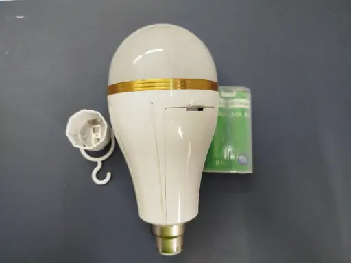 Bombilla inteligente con batería.